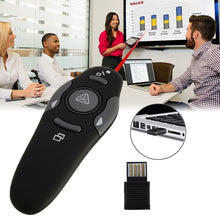Load image into Gallery viewer, Multimedia Presenter with Laser Pointer &amp; USB Receiver for Projector / PC / Laptop, Control Distance: 15m, 016