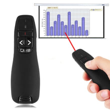 Load image into Gallery viewer, Multimedia Presenter with Laser Pointer &amp; USB Receiver for Projector / PC / Laptop, Control Distance: 15m (R400)
