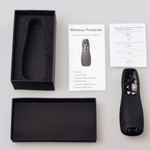 Load image into Gallery viewer, Multimedia Presenter with Laser Pointer &amp; USB Receiver for Projector / PC / Laptop, Control Distance: 15m (R400)