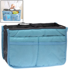 Load image into Gallery viewer, Thicken Portable Multi-function Double Zipper Cosmetic Bag, Storage Bag in Bag