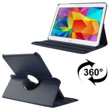 Load image into Gallery viewer, 360 Degree Rotatable Litchi Texture Leather Case with 2-angle Viewing Holder for Samsung Galaxy Tab 4 10.1 / SM-T530 / T531 / T535