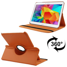 Load image into Gallery viewer, 360 Degree Rotatable Litchi Texture Leather Case with 2-angle Viewing Holder for Samsung Galaxy Tab 4 10.1 / SM-T530 / T531 / T535