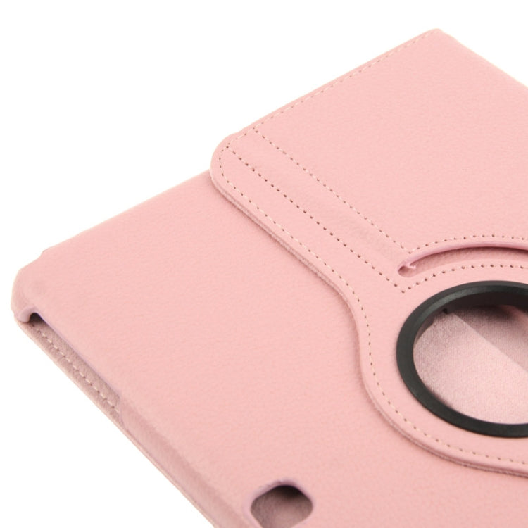 360 Degree Rotatable Litchi Texture Leather Case with 2-angle Viewing Holder for Samsung Galaxy Tab 4 10.1 / SM-T530 / T531 / T535