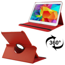 Load image into Gallery viewer, 360 Degree Rotatable Litchi Texture Leather Case with 2-angle Viewing Holder for Samsung Galaxy Tab 4 10.1 / SM-T530 / T531 / T535