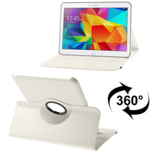 Load image into Gallery viewer, 360 Degree Rotatable Litchi Texture Leather Case with 2-angle Viewing Holder for Samsung Galaxy Tab 4 10.1 / SM-T530 / T531 / T535