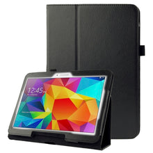 Load image into Gallery viewer, Litchi Texture Flip Leather Case with Holder for Galaxy Tab 4 10.1 / T530
