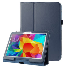 Load image into Gallery viewer, Litchi Texture Flip Leather Case with Holder for Galaxy Tab 4 10.1 / T530