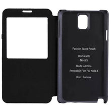 Load image into Gallery viewer, Jeans Style Flip Leather Case with Credit Card Slots &amp; Call Display ID for Galaxy Note III / N9000