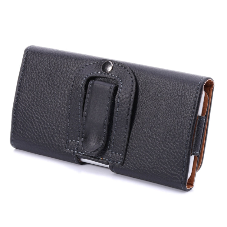 Litchi Texture Horizontal Style Waist Bag for Galaxy Note 4 / Note 3 / Note II / N7100