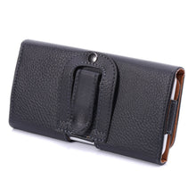 Load image into Gallery viewer, Litchi Texture Horizontal Style Waist Bag for Galaxy Note 4 / Note 3 / Note II / N7100