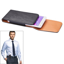 Load image into Gallery viewer, Litchi Texture Vertical Style Waist Bag for  iPhone 6S Plus, iPhone 6 Plus, Galaxy Note 5 / Note 4 / Note 3 / Note II / N7100 / S6 Edge Plus / A8