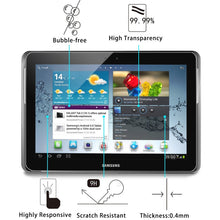 Load image into Gallery viewer, 0.4mm 9H+ Surface Hardness 2.5D Tempered Glass Film for Galaxy Tab 2 / P5100