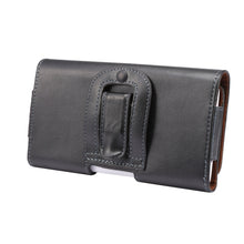 Load image into Gallery viewer, Universal Horizontal Style Leather Case Waist Bag with Back Splint