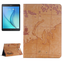 Load image into Gallery viewer, Map Pattern Leather Case with Holder &amp; Card slots &amp; Wallet for Galaxy Tab A 9.7 4G LTE / T555, Random Pattern Delivery