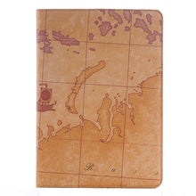 Load image into Gallery viewer, Map Pattern Leather Case with Holder &amp; Card slots &amp; Wallet for Galaxy Tab A 9.7 4G LTE / T555, Random Pattern Delivery