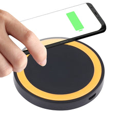 Load image into Gallery viewer, Universal QI Standard Round Wireless Charging Pad (White + Red)