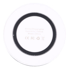 Load image into Gallery viewer, Universal QI Standard Round Wireless Charging Pad (White + Red), White + Black, White, Black + White, Grey+Black, White + Red