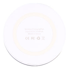 Load image into Gallery viewer, Universal QI Standard Round Wireless Charging Pad (White + Red), White, Black + White, White + Black, Grey+Black, White + Red