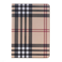 Load image into Gallery viewer, Plaid Pattern Leather Case with Holder &amp; Card slots &amp; Wallet for Galaxy Tab A 9.7 4G LTE / T555