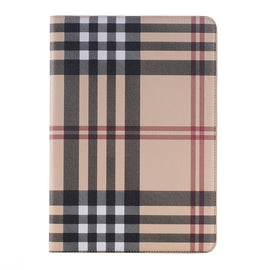 Plaid Pattern Leather Case with Holder & Card slots & Wallet for Galaxy Tab A 9.7 4G LTE / T555