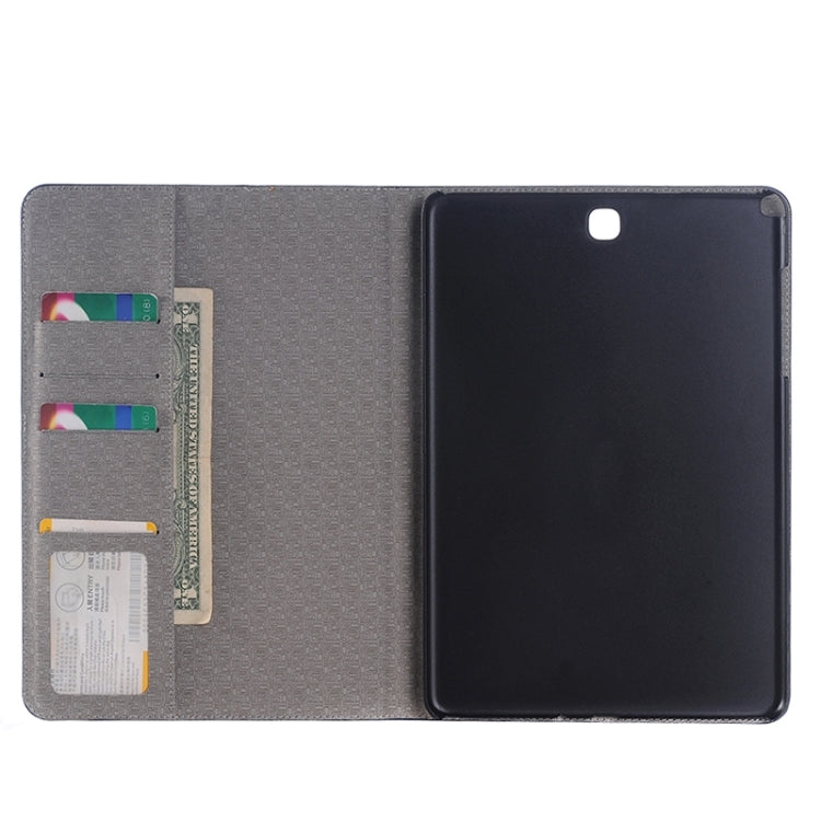 Cross Texture Leather Case with Holder & Card slots & Wallet for Galaxy Tab A 9.7 4G LTE / T555