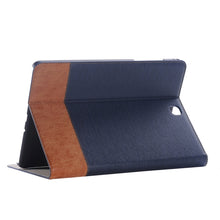 Load image into Gallery viewer, Cross Texture Leather Case with Holder &amp; Card slots &amp; Wallet for Galaxy Tab A 9.7 4G LTE / T555