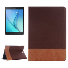 Load image into Gallery viewer, Cross Texture Leather Case with Holder &amp; Card slots &amp; Wallet for Galaxy Tab A 9.7 4G LTE / T555