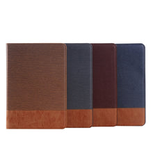 Load image into Gallery viewer, Cross Texture Leather Case with Holder &amp; Card slots &amp; Wallet for Galaxy Tab A 9.7 4G LTE / T555