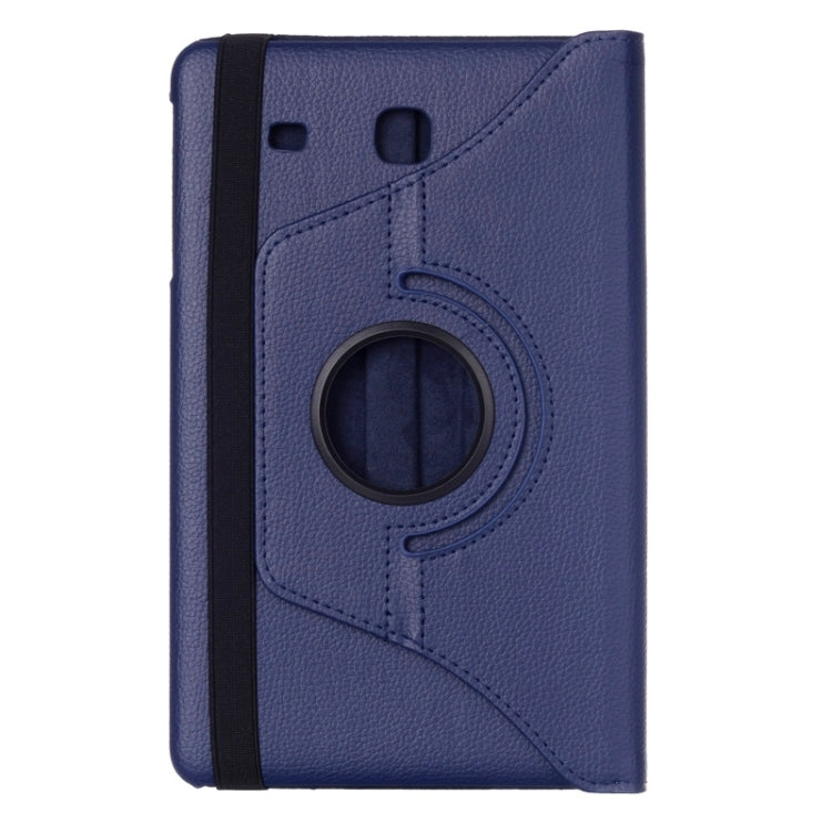 Litchi Texture 360 Degree Rotation Leather Case with Multi-functional Holder for Galaxy Tab E 9.6