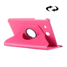 Load image into Gallery viewer, Litchi Texture 360 Degree Rotation Leather Case with Multi-functional Holder for Galaxy Tab E 9.6