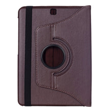 Load image into Gallery viewer, Litchi Texture 360 Degree Rotation Leather Case with multi-functional Holder for Galaxy Tab S2 9.7
