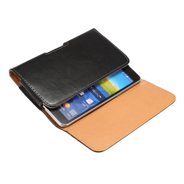 6.3 inch Sheepskin Texture Universal Rotatable Horizontal Style Leather Case with Belt Hole for Galaxy Mega i9208 / i9200 / Mega 2 / i9205