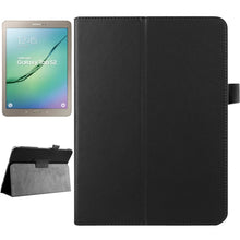 Load image into Gallery viewer, Litchi Texture Horizontal Flip Solid Color Smart Leather Case with Two-folding Holder &amp; Sleep / Wake-up Function for Galaxy Tab S2 9.7 / T815