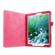 Load image into Gallery viewer, Litchi Texture Horizontal Flip Solid Color Smart Leather Case with Two-folding Holder &amp; Sleep / Wake-up Function for Galaxy Tab S2 9.7 / T815