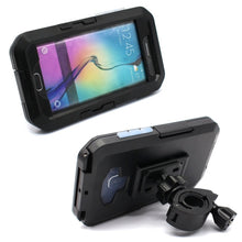 Load image into Gallery viewer, For Galaxy S6 edge / G925 IPX4 Waterproof Shock Protection Tough Case with Bicycle Handlebar Holder