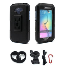Load image into Gallery viewer, For Galaxy S6 edge / G925 IPX4 Waterproof Shock Protection Tough Case with Bicycle Handlebar Holder