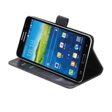 Load image into Gallery viewer, 5.5-6.3 Inch Universal Crazy Horse Texture 360 Degree Rotating Carry Case with Holder &amp; Card Slot for Galaxy Mega 6.3 / i9200