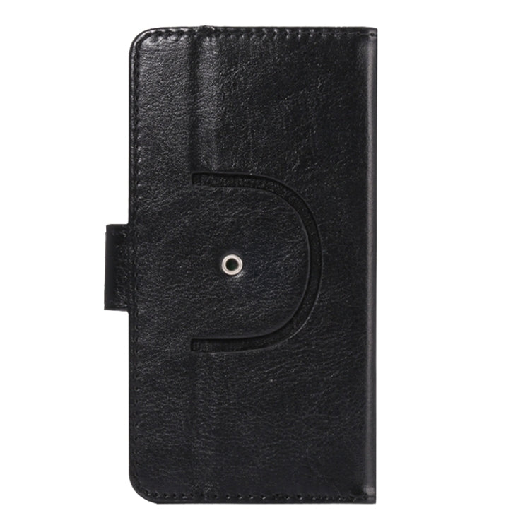 4.3-4.8 Inch Universal Crazy Horse Texture 360 Degree Rotating Carry Case with Holder & Card Slots for iPhone 6 / Galaxy S4 / S3 / i9500 / i9300