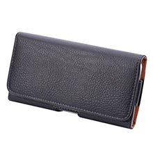Load image into Gallery viewer, For iPhone X  &amp; Galaxy S7 / G930 &amp; S6 Edge / G925 &amp; S6 / G920 &amp; S5 / G900 &amp; Grand DUOS I9082 Litchi Texture Vertical Flip Leather Case Waist Bag with Back Splint