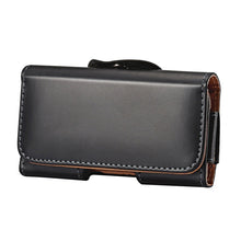 Load image into Gallery viewer, For iPhone X  &amp; Galaxy S7 / G930 &amp; S6 Edge / G925 &amp; S6 / G920 &amp; S5 / G900 &amp; Grand DUOS I9082 Smooth Surface Vertical Flip Leather Case Waist Bag with Back Splint