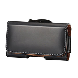 For iPhone X  & Galaxy S7 / G930 & S6 Edge / G925 & S6 / G920 & S5 / G900 & Grand DUOS I9082 Smooth Surface Vertical Flip Leather Case Waist Bag with Back Splint