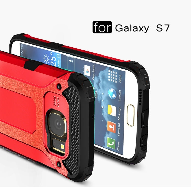 For Galaxy S7 / G930 Tough Armor TPU + PC Combination Case