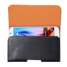 Load image into Gallery viewer, For iPhone X  &amp; Galaxy S6 / G920 Crazy Horse Texture Vertical Flip Leather Case / Waist Bag with Back Splint