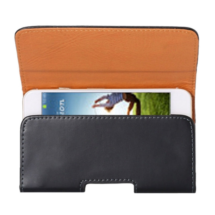Crazy Horse Texture Vertical Flip Leather Case / Waist Bag with Back Splint for Galaxy S4 / i9500
