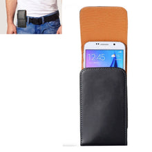 Load image into Gallery viewer, For iPhone X  &amp; Galaxy S7 &amp; S6 / G920 Crazy Horse Texture Vertical Flip Leather Case / Waist Bag with Back Splint