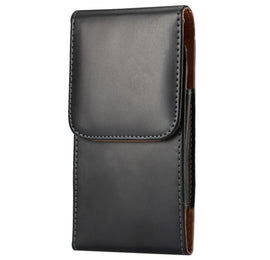 6.3 Inch Crazy Horse Texture Vertical Flip Leather Case / Waist Bag with Back Splint for Galaxy Mega 6.3 & Mega 2 / G750F