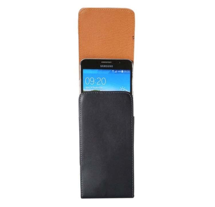 6.3 Inch Crazy Horse Texture Vertical Flip Leather Case / Waist Bag with Back Splint for Galaxy Mega 6.3 & Mega 2 / G750F