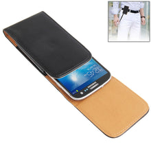 Load image into Gallery viewer, Waist Pack Leather Case with Belt Clip for iPhone 6, Galaxy S5 / G900 / S III / i9300 / S IV / i9500
