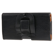 Load image into Gallery viewer, Litchi Texture Wallet Style Leather Case with Belt Clip for iPhone X  / 7 / 6, Galaxy S6 / S5 / S4 / S3 (Black)