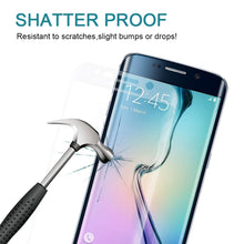 Load image into Gallery viewer, 0.3mm 9H Surface Hardness 3D Curved Surface Full Screen Cover Explosion-proof Tempered Glass Film for Galaxy S6 edge